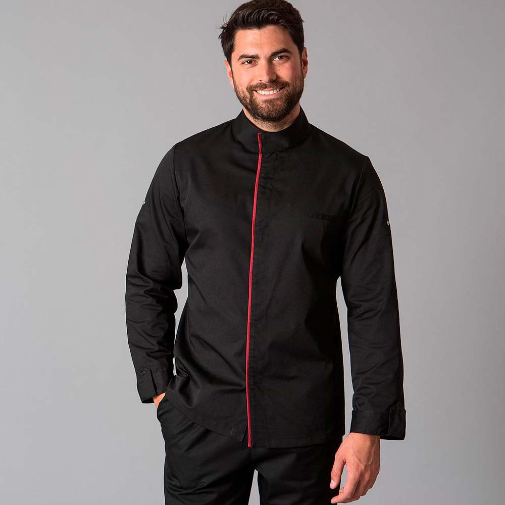 Chaqueta cocinero Garys  Andreu 9478 Negro