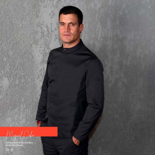 Chaqueta Chef Garys Osiris 930001 Negro