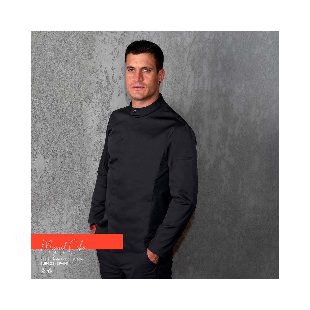 Chaqueta Chef Garys Osiris 930001 Negro