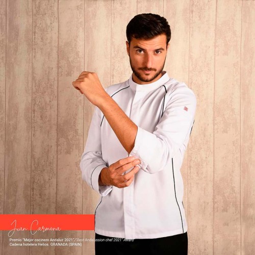 Chaqueta chef Garys Apis 930016 Blanco