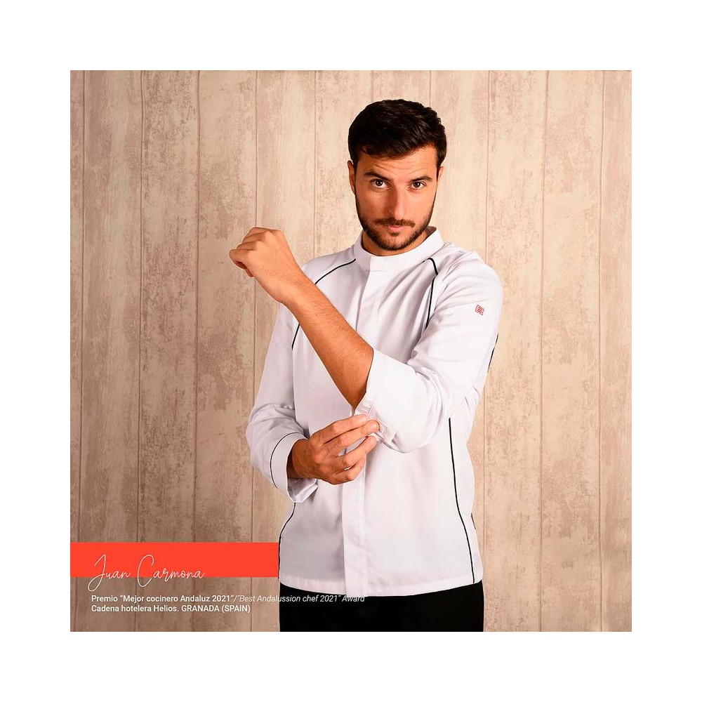 Chaqueta chef Garys Apis 930016 Blanco