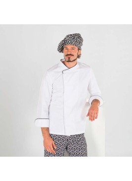 Chaqueta cocinero Garys Abad 9446 Blanco
