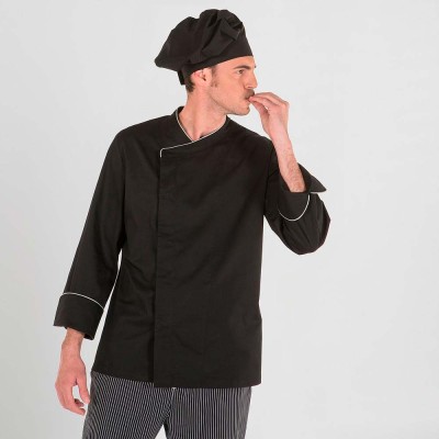Chaqueta cocinero Garys Abad 9446 Negro