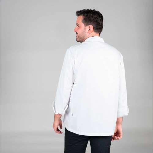 Chaqueta cocina Garys 9120 Blanco/Negro