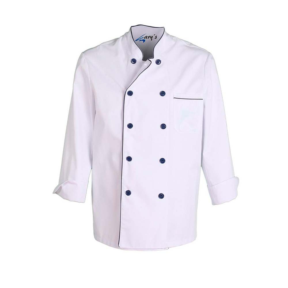 Chaqueta cocina Garys 9120 Blanco/Marino
