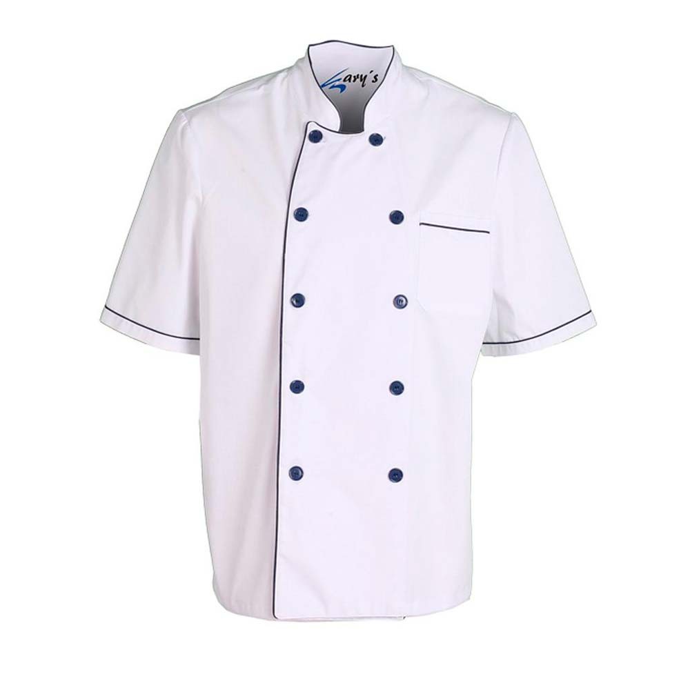 Chaqueta cocina Garys 9140 Blanco/Marino