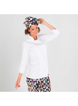 Chaqueta cocinera Garys Lara 9422 Blanco