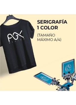 Serigrafía un color