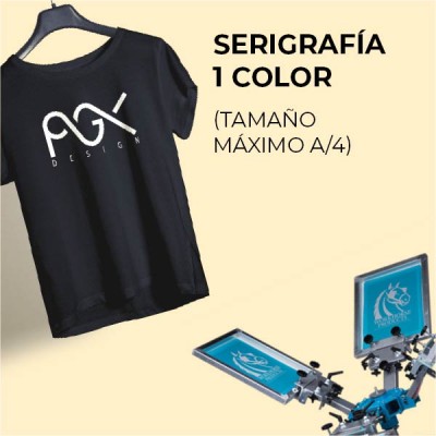 Serigrafía un color