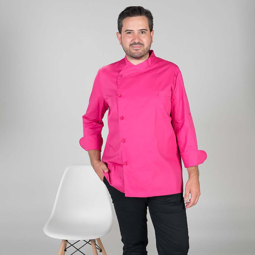 Chaqueta cocina Garys Taremo 9307 Fucsia