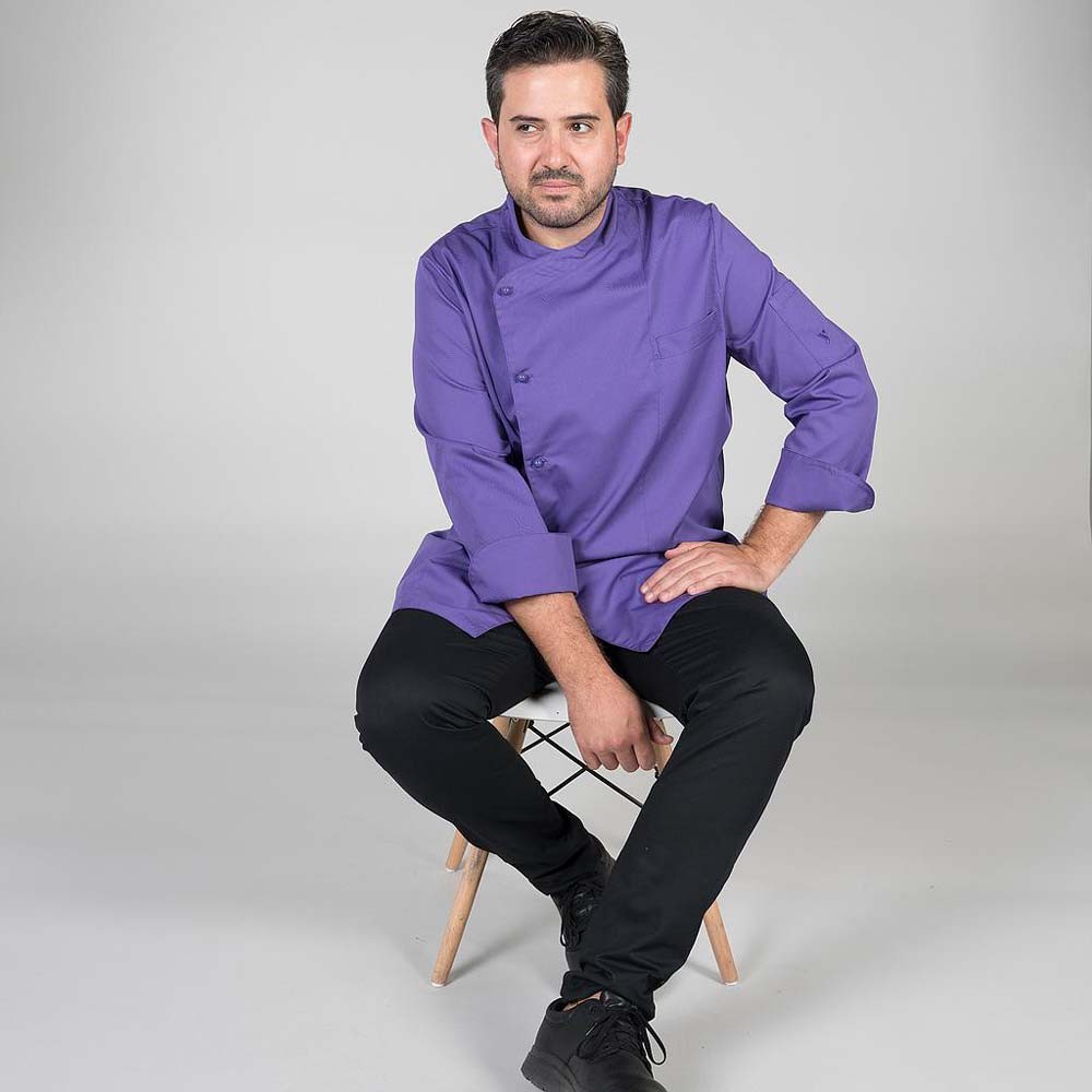 Chaqueta cocina Garys Taremo 9307 Morado