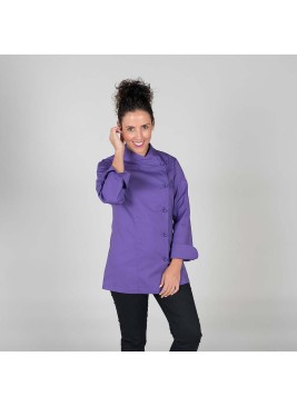 Chaqueta cocinera Garys Catalina 9191 Morado