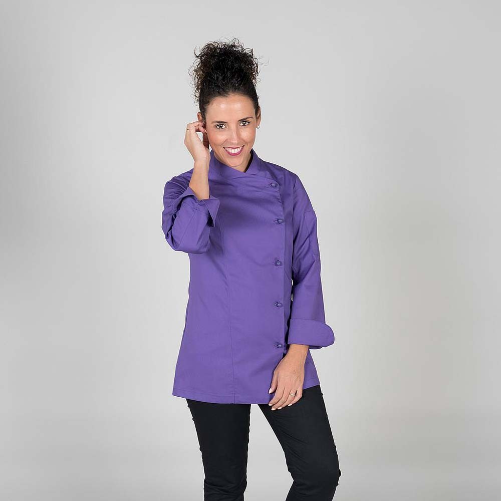 Chaqueta cocinera Garys Catalina 9191 Morado