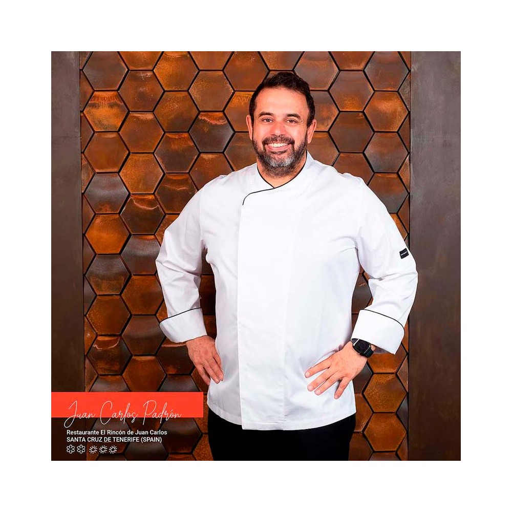 Chaqueta chef Garys 933000 Icaro Blanco