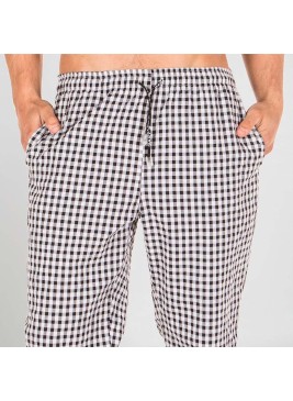 Pantalón cocina Garys 7011 Cuadro Negro
