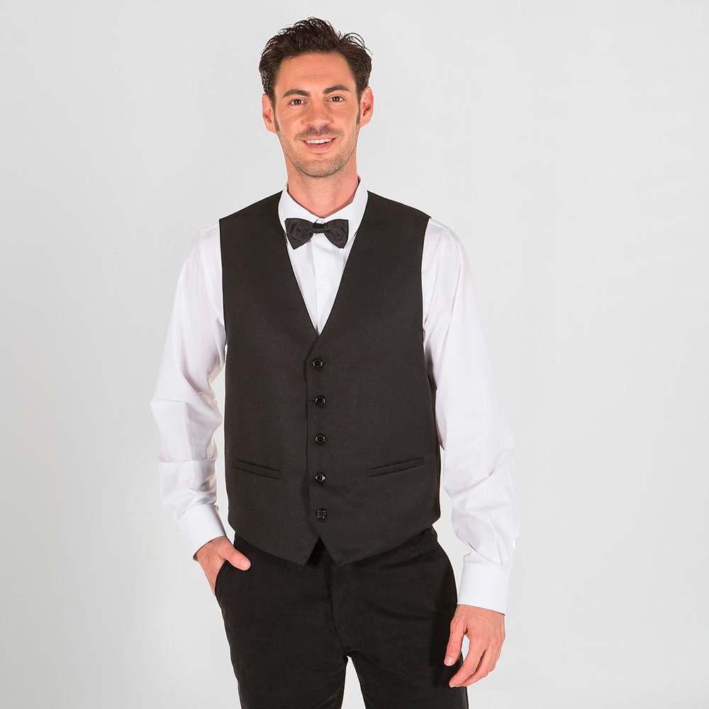 Chaleco camarero Garys 9946 Negro