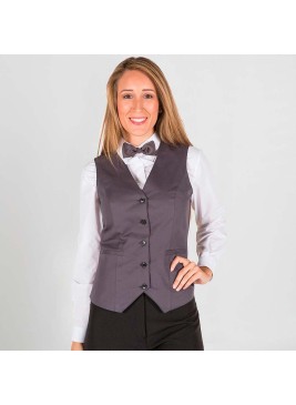 Chaleco camarera Garys 9934 Gris