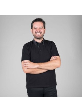Polo camarero Garys 8511 Negro