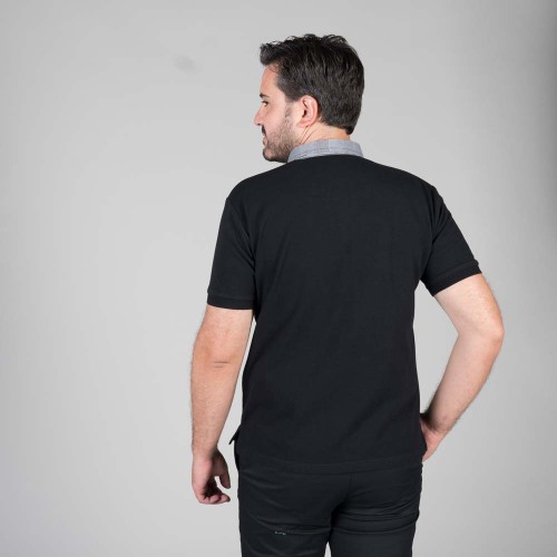 Polo camarero Garys 8511 Negro