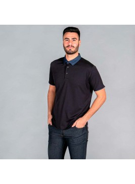 Polo camarero Garys 8527 Negro