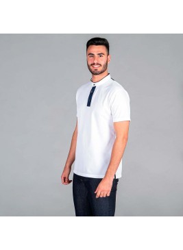 Polo camarero Garys 8526 Blanco