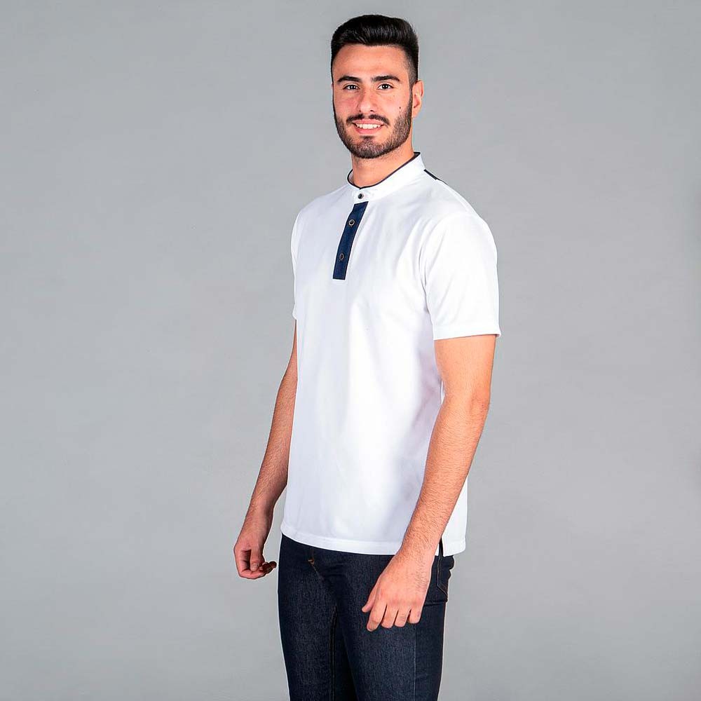 Polo camarero Garys 8526 Blanco