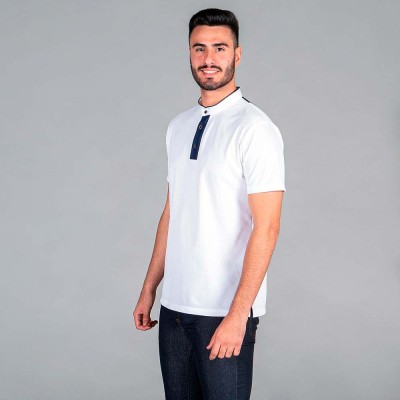 Polo camarero Garys 8526 Blanco