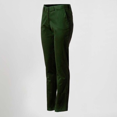 Pantalón de trabajo chino mujer Garys 204700 Verde