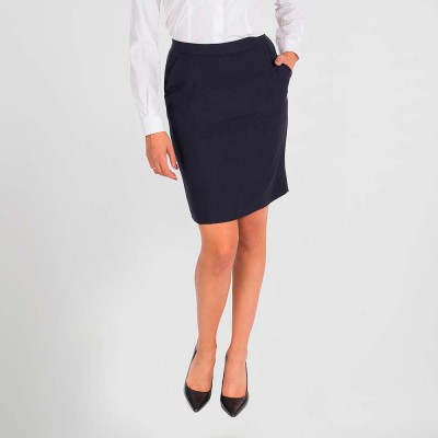 Falda de trabajo de mujer Garys 113F00 Negra