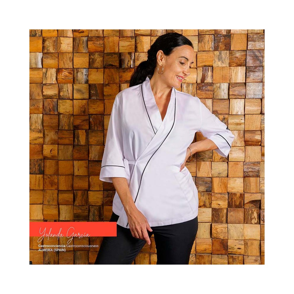Chaquetilla cocina Garys 933800 Poseidon Blanco