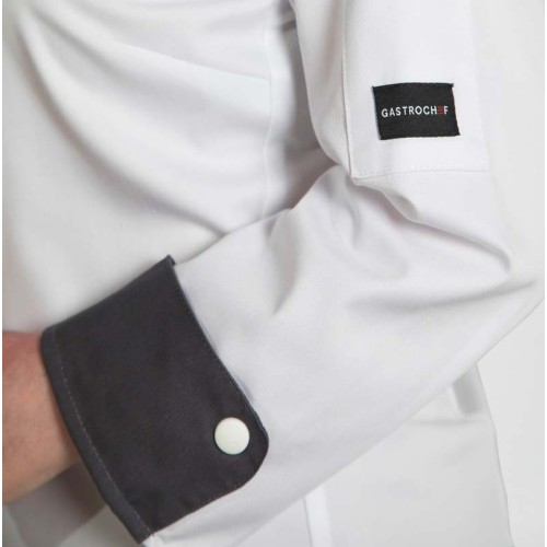 Chaqueta cocinera Garys 935500 Artemisa Blanco