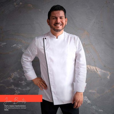 Chaqueta cocina Garys 930005 Atón Blanco