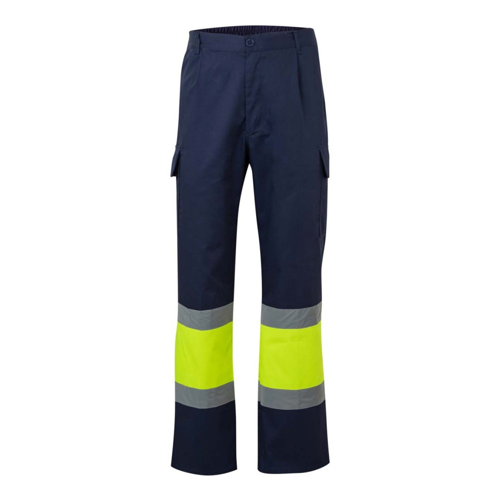 Pantalón alta visibilidad Velilla 303003 Marino/Amarillo A.V