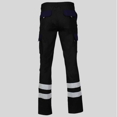 Pantalón trabajo Garys 7501BC Negro/Marino