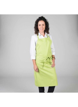 Delantal de camarero con peto Pistacho