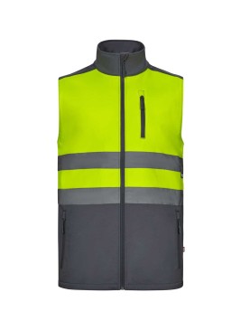 Chaleco de alta visibilidad Velilla 305906 Gris-amarillo