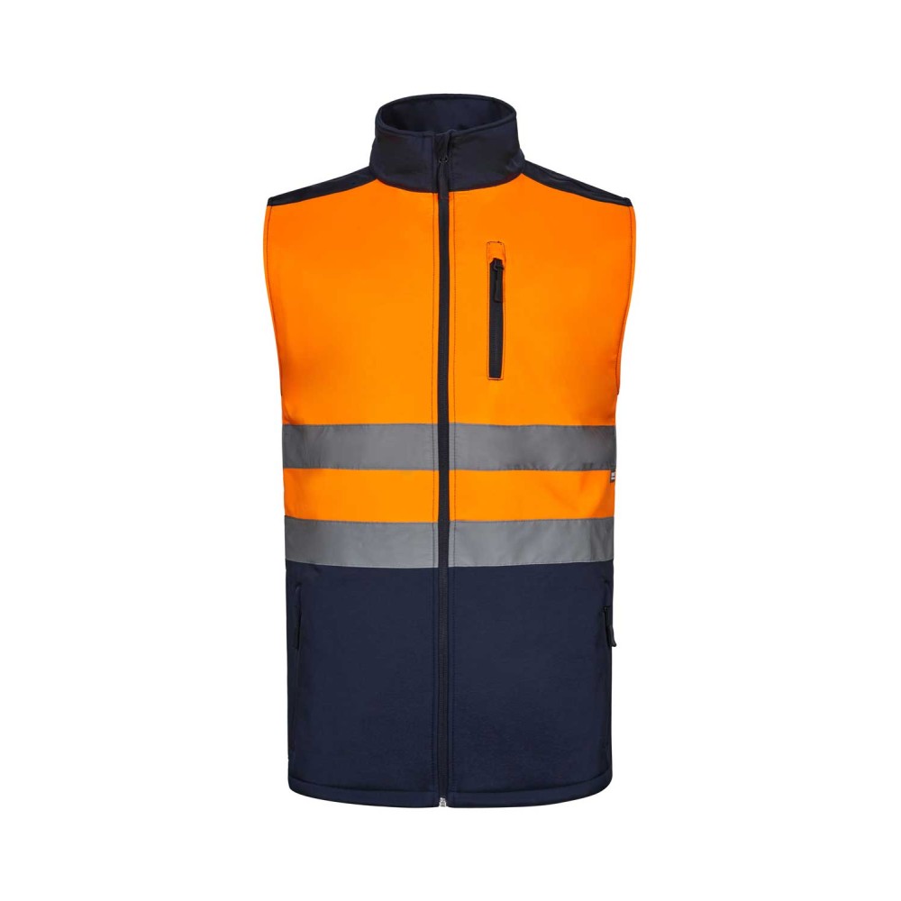 Chaleco de alta visibilidad Velilla 305906 Navy-naranja