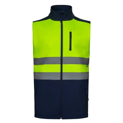 Chaleco de alta visibilidad Velilla 305906 Navy-amarillo