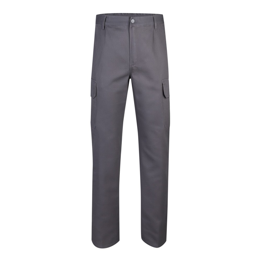 Pantalón de trabajo de algodón Velilla 103013 Gris