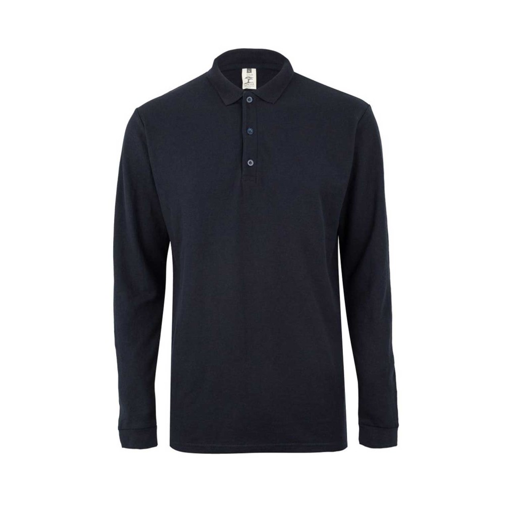 Polo de trabajo manga larga MK242CV Clifton Mukua Azul Navy