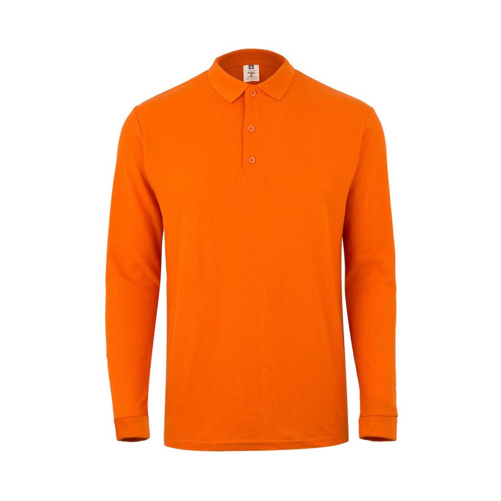 Polo de trabajo manga larga MK242CV Clifton Mukua Naranja