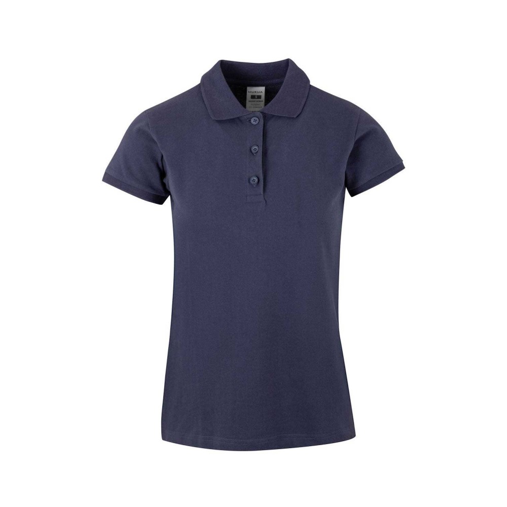 Polo de trabajo mujer Mukua PS200WC DENIM BLUE
