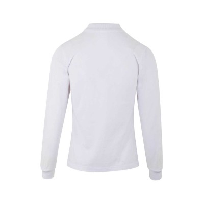 Polo de trabajo mujer manga larga PL200WC Mukua Blanco