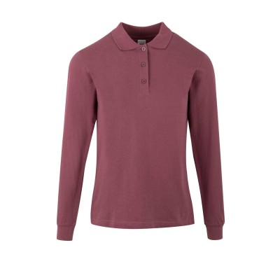 Polo de trabajo mujer manga larga PL200WC Mukua Grape