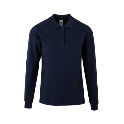 Polo de trabajo mujer manga larga PL200WC Mukua Navy
