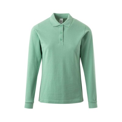 Polo de trabajo mujer manga larga PL200WC Mukua Sage