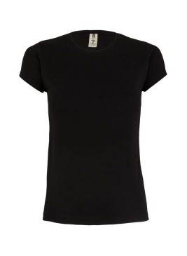Camiseta de trabajo de mujer MK170CV Mukua Negra