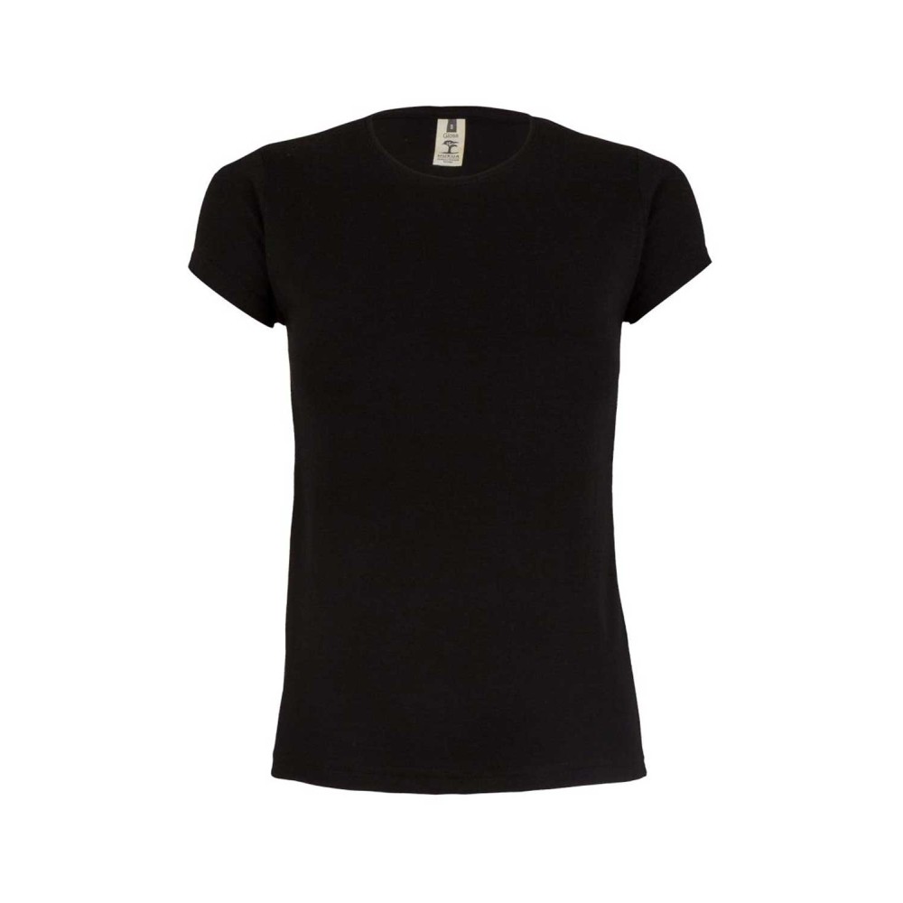 Camiseta de trabajo de mujer MK170CV Mukua Negra
