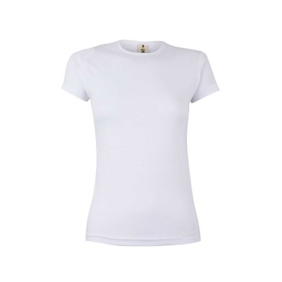 Camiseta de trabajo de mujer MK170CV Mukua blanca