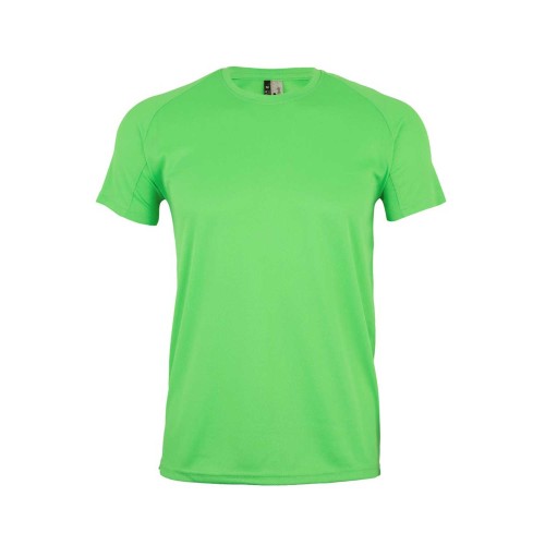 Camiseta de trabajo técnica MK520V Tech Mukua flúor lime